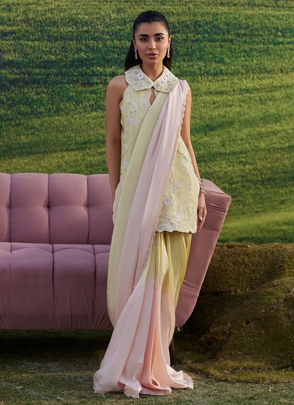 Farah Talib Aziz | Luna Eid 26 | Esma Sari - Designer Dress - Type : Ladies Clothes - Available at Libayah - 100% Original