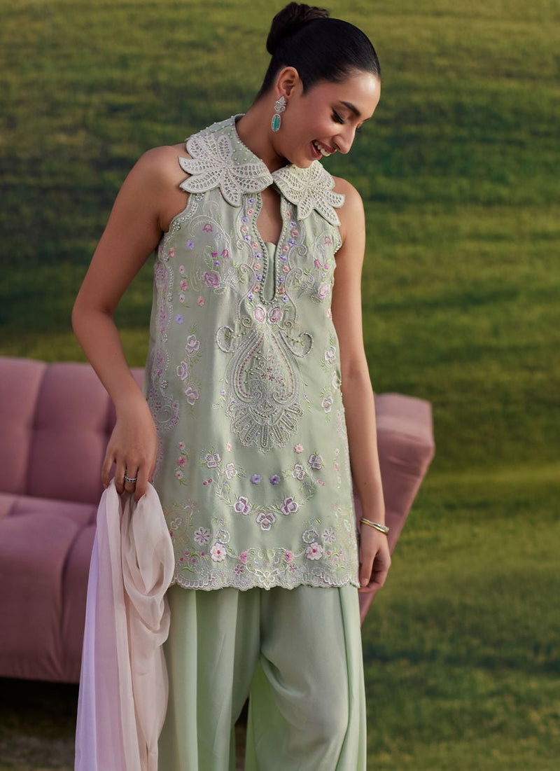 Farah Talib Aziz | Luna Eid 26 | Minaara Shirt And Dupatta - Designer Dress - Type : Ladies Clothes - Available at Libayah - 100% Original