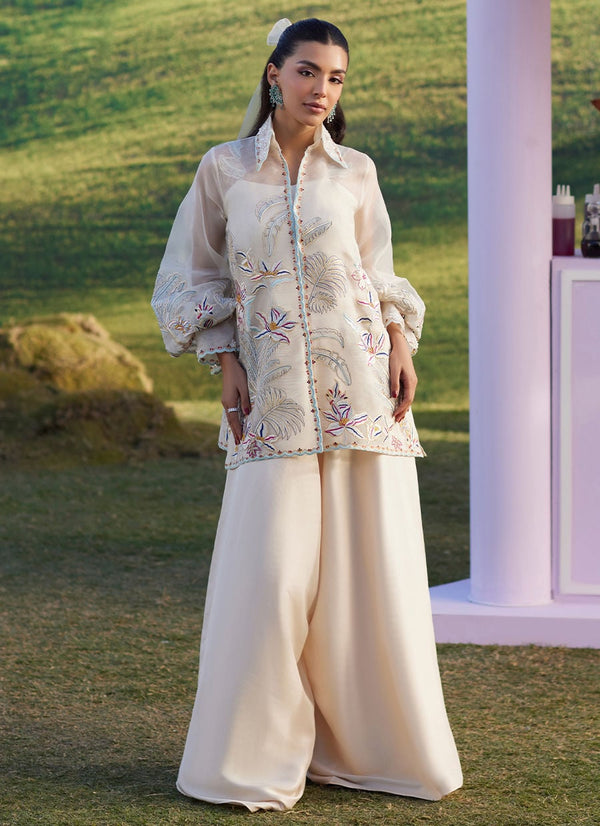 Farah Talib Aziz | Luna Eid 26 | Astra Jacket - Designer Dress - Type : Ladies Clothes - Available at Libayah - 100% Original