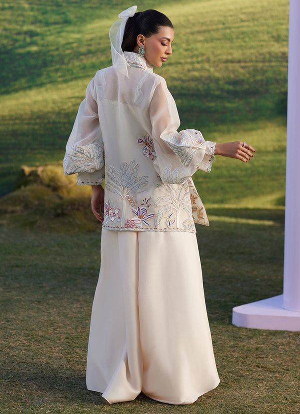Farah Talib Aziz | Luna Eid 26 | Astra Jacket - Designer Dress - Type : Ladies Clothes - Available at Libayah - 100% Original