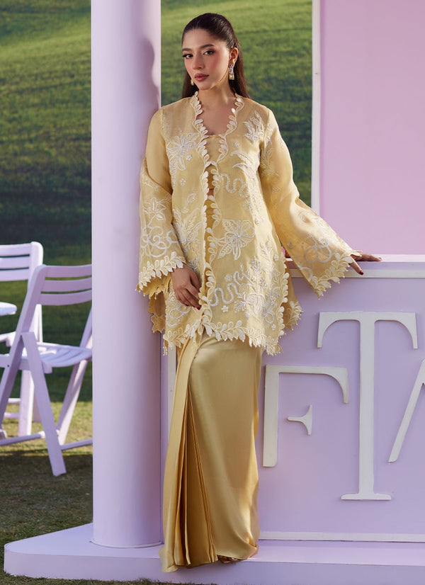 Farah Talib Aziz | Luna Eid 26 | Soleia Jacket - Designer Dress - Type : Ladies Clothes - Available at Libayah - 100% Original