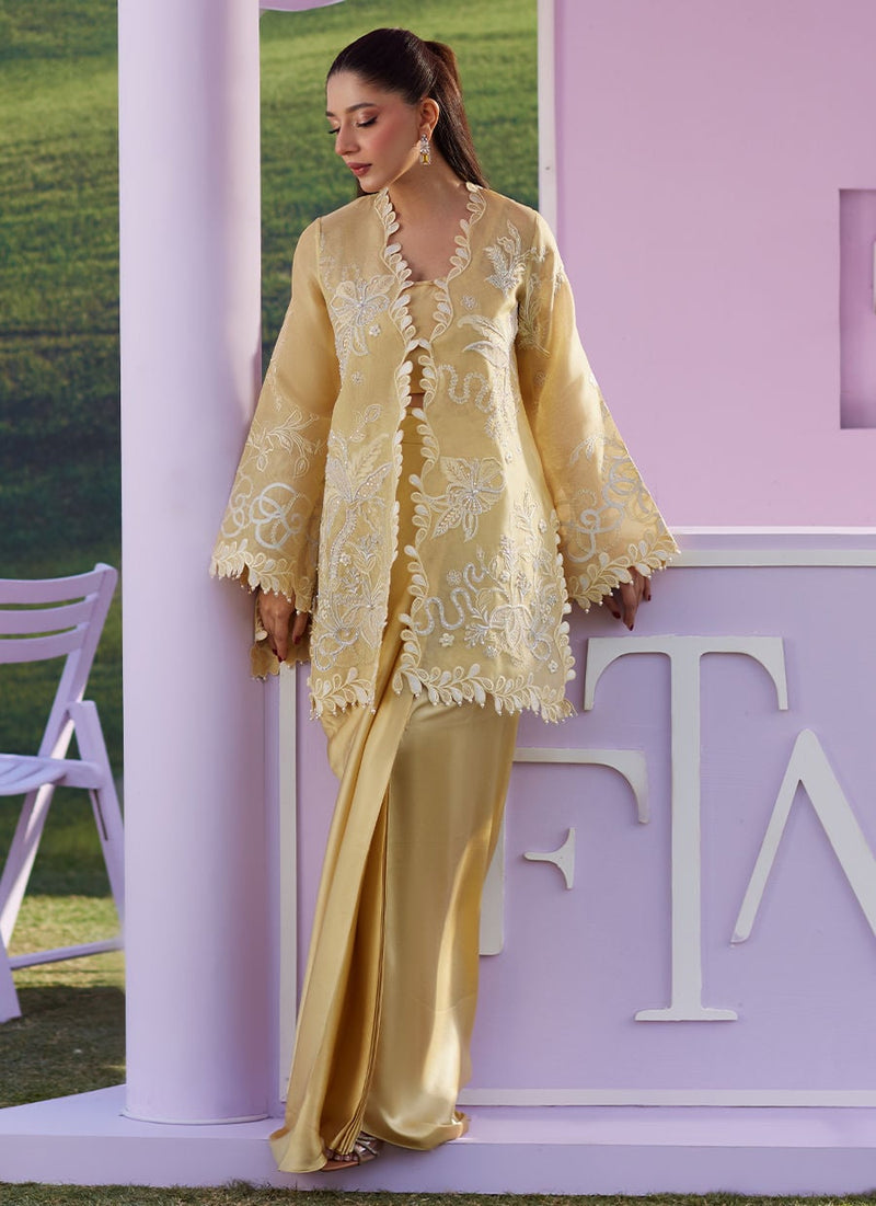 Farah Talib Aziz | Luna Eid 26 | Soleia Jacket - Designer Dress - Type : Ladies Clothes - Available at Libayah - 100% Original