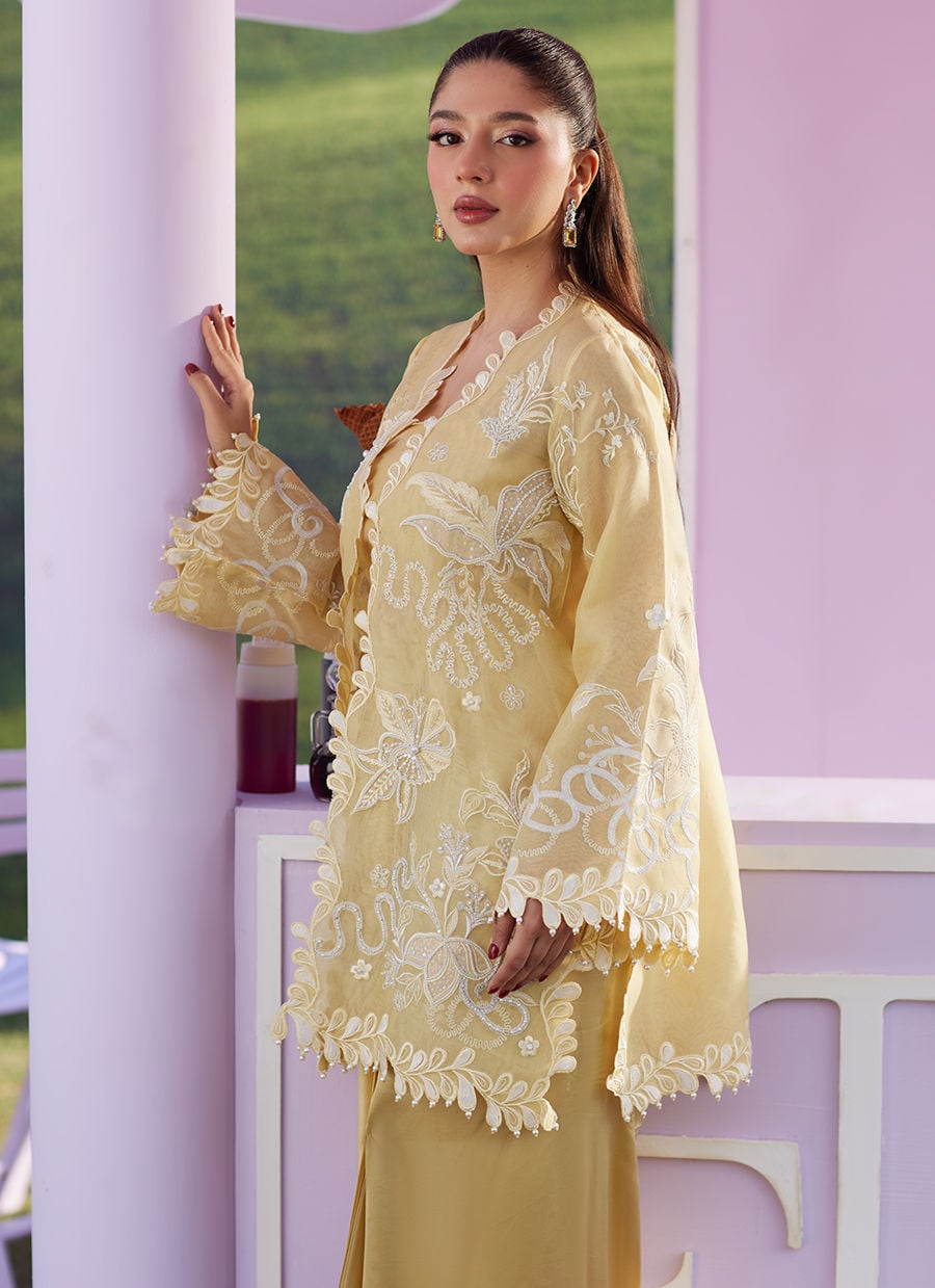 Farah Talib Aziz | Luna Eid 26 | Soleia Jacket - Designer Dress - Type : Ladies Clothes - Available at Libayah - 100% Original