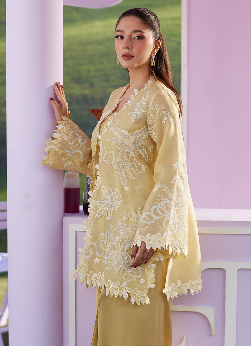 Farah Talib Aziz | Luna Eid 26 | Soleia Jacket - Designer Dress - Type : Ladies Clothes - Available at Libayah - 100% Original