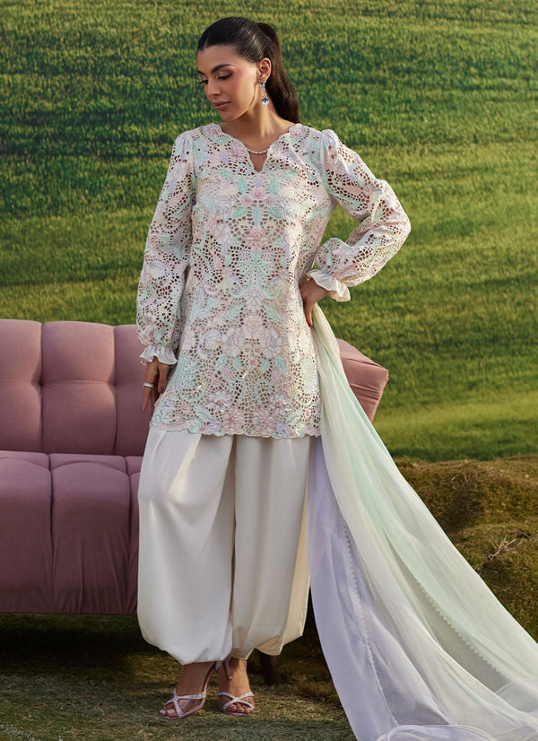 Farah Talib Aziz | Luna Eid 26 | Lyla Mist - Designer Dress - Type : Ladies Clothes - Available at Libayah - 100% Original