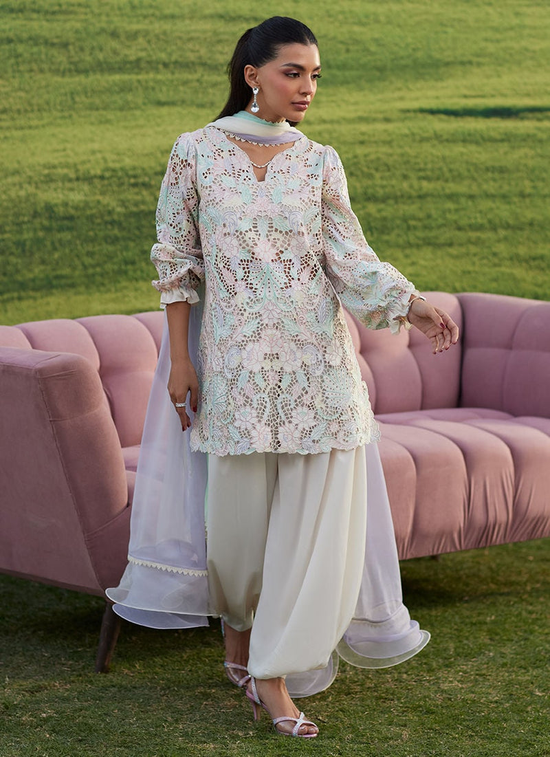 Farah Talib Aziz | Luna Eid 26 | Lyla Mist - Designer Dress - Type : Ladies Clothes - Available at Libayah - 100% Original