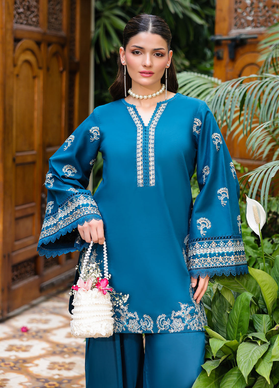 Sahane | Lovent Embroidered Pret 25 | ME23001 Euphoria by Sahane - Designer Dress - Type: Ladies Clothes - Available at Libayah - 100% Original