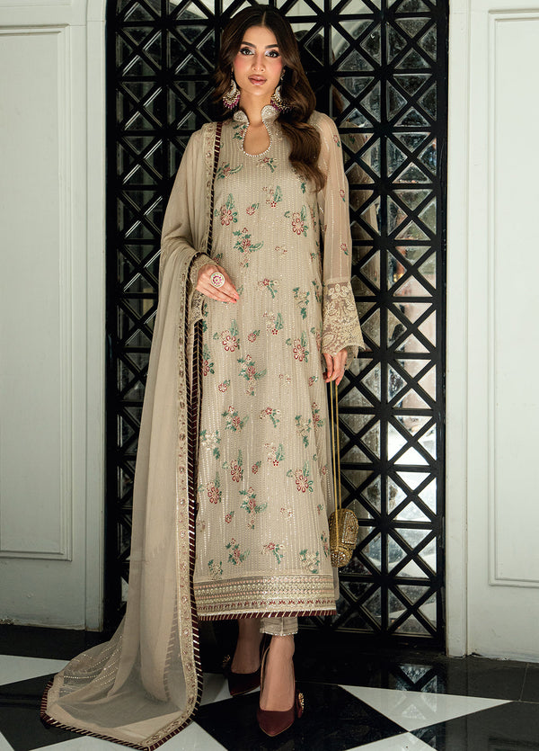 Sahane | Maison D'or Collection | CT 27005 Champagne - Designer Dress - Type : Ladies Clothes - Available at Libayah - 100% Original
