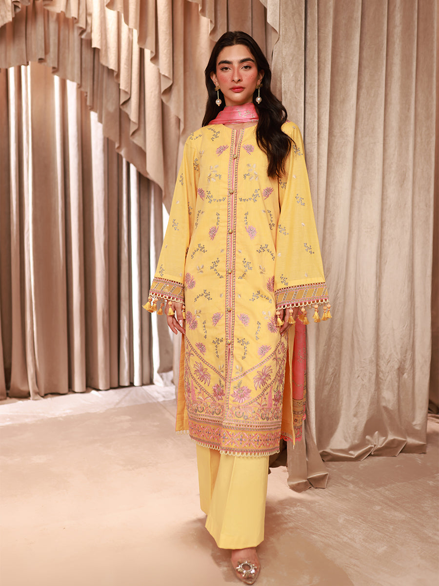 Salitex | Varya Luxury Lawn | D01 by Salitex - Designer Dress - Type: Luxury - Available at Libayah - 100% Original