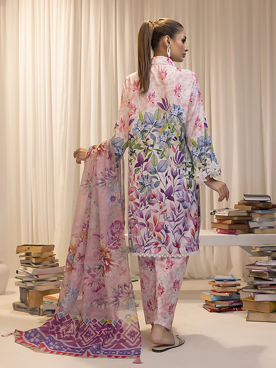 Salitex | Sibel Printed Lawn Silk | ST-04 by Salitex - Designer Dress - Type: Ladies Clothes - Available at Libayah - 100% Original