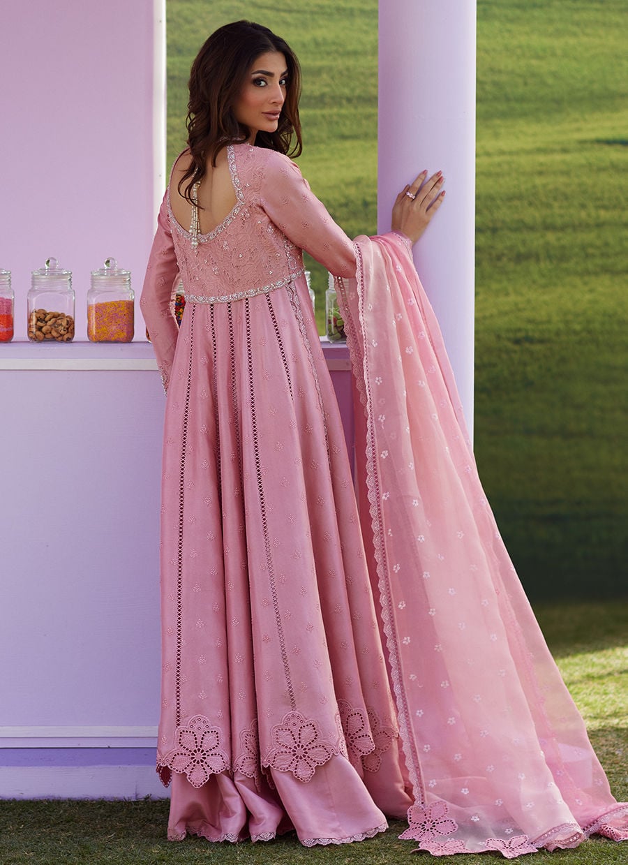 Farah Talib Aziz | Luna Eid 26 | Elara Rose Kalidaar With Dupatta - Designer Dress - Type : Ladies Clothes - Available at Libayah - 100% Original