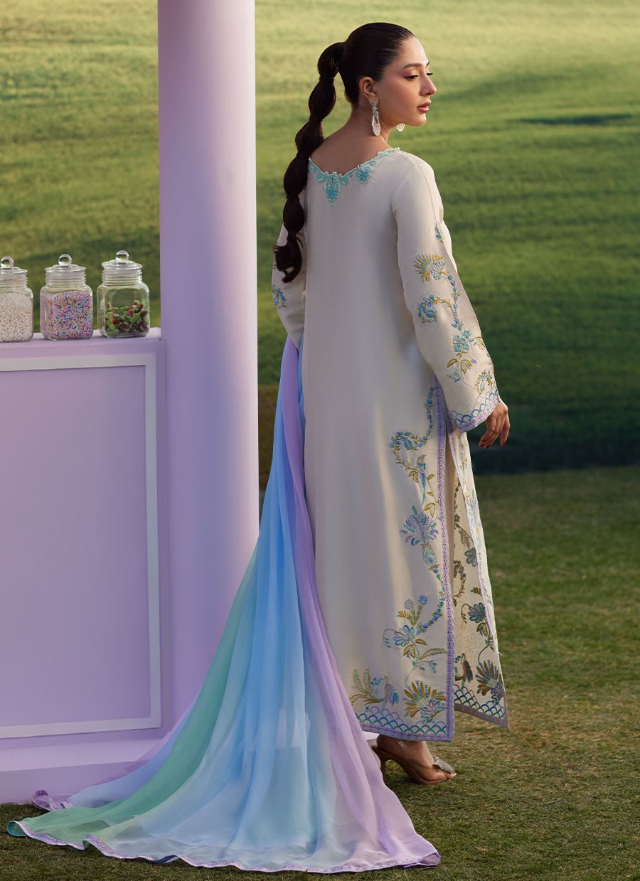 Farah Talib Aziz | Luna Eid 26 | Saira Shirt And Dupatta - Designer Dress - Type : Ladies Clothes - Available at Libayah - 100% Original