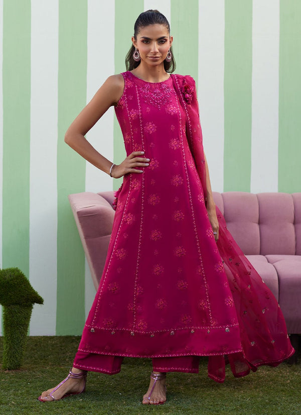 Farah Talib Aziz | Luna Eid 26 | Ayana Shirt And Dupatta - Designer Dress - Type : Ladies Clothes - Available at Libayah - 100% Original