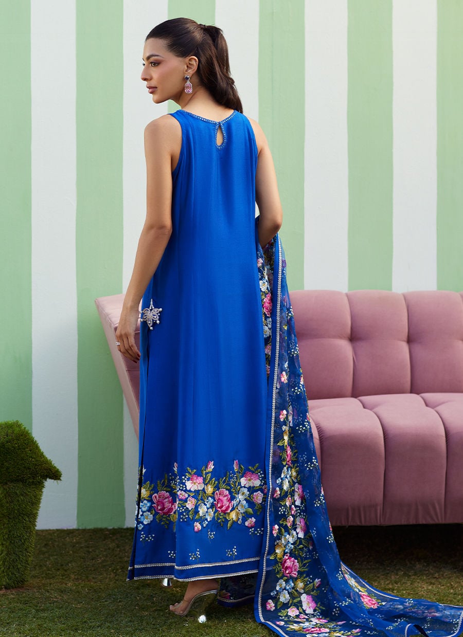 Farah Talib Aziz | Luna Eid 26 | Lara Shirt And Dupatta - Designer Dress - Type : Ladies Clothes - Available at Libayah - 100% Original
