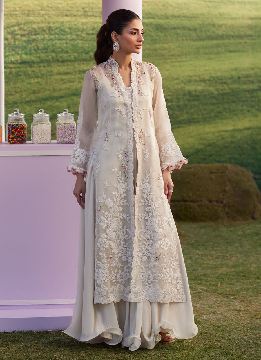 Farah Talib Aziz | Luna Eid 26 | Melia Jacket - Designer Dress - Type : Ladies Clothes - Available at Libayah - 100% Original