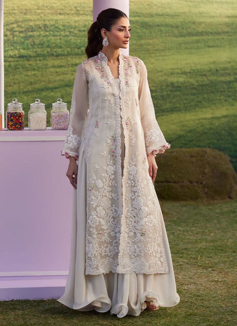 Farah Talib Aziz | Luna Eid 26 | Melia Jacket - Designer Dress - Type : Ladies Clothes - Available at Libayah - 100% Original