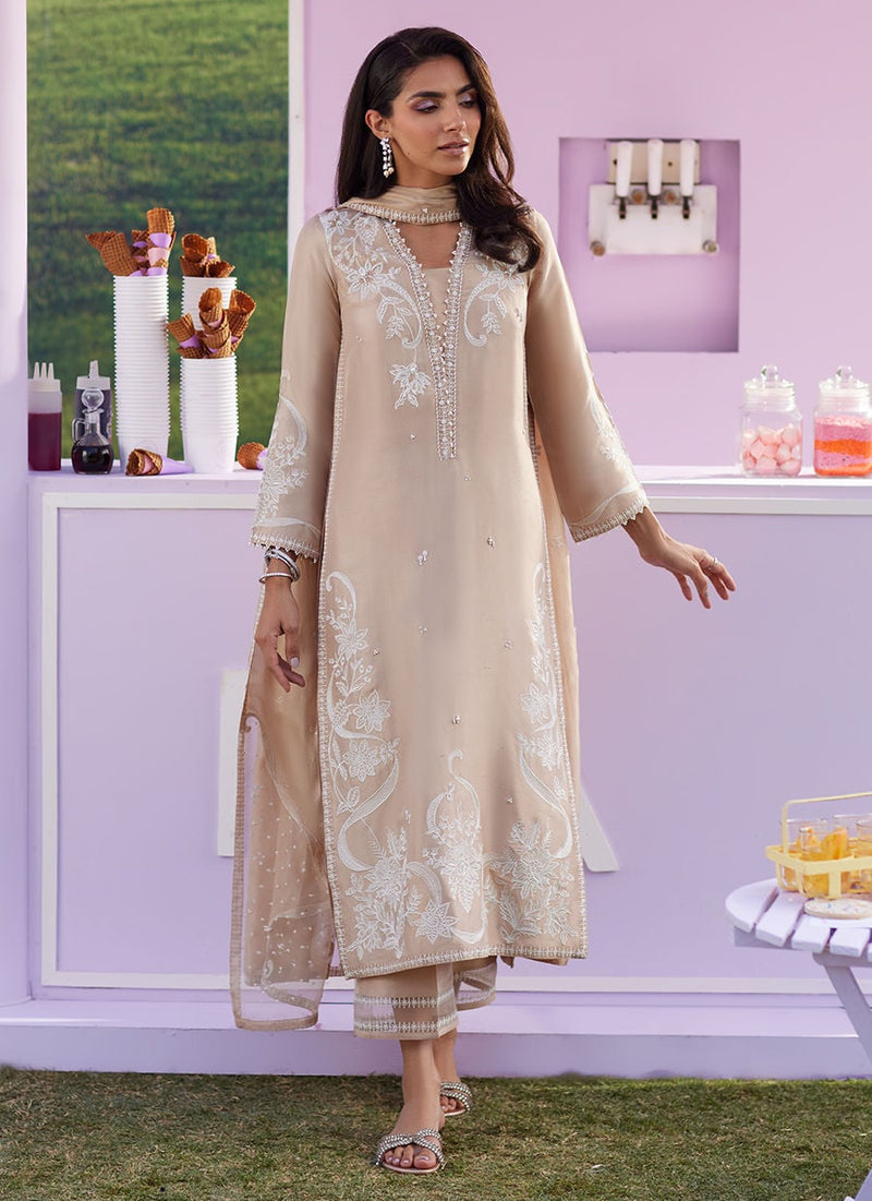 Farah Talib Aziz | Luna Eid 26 | Vaila Shirt And Dupatta - Designer Dress - Type : Ladies Clothes - Available at Libayah - 100% Original