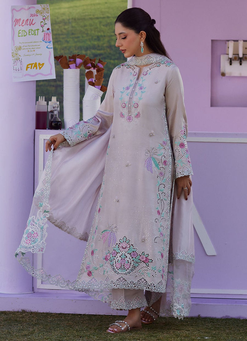 Farah Talib Aziz | Luna Eid 26 | Ailsa Shirt And Dupatta - Designer Dress - Type : Ladies Clothes - Available at Libayah - 100% Original