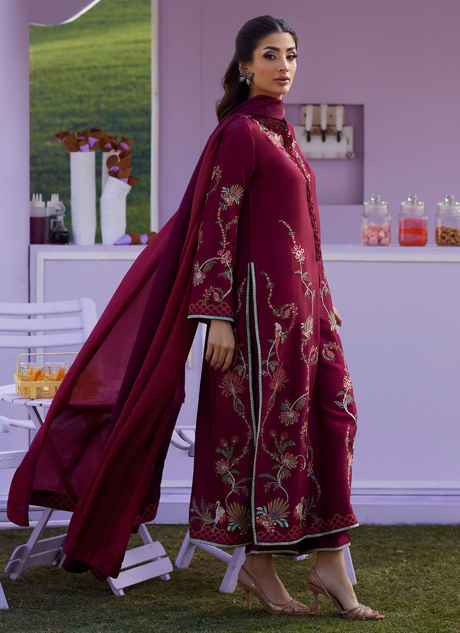 Farah Talib Aziz | Luna Eid 26 | Caire Shirt And Dupatta - Designer Dress - Type : Ladies Clothes - Available at Libayah - 100% Original