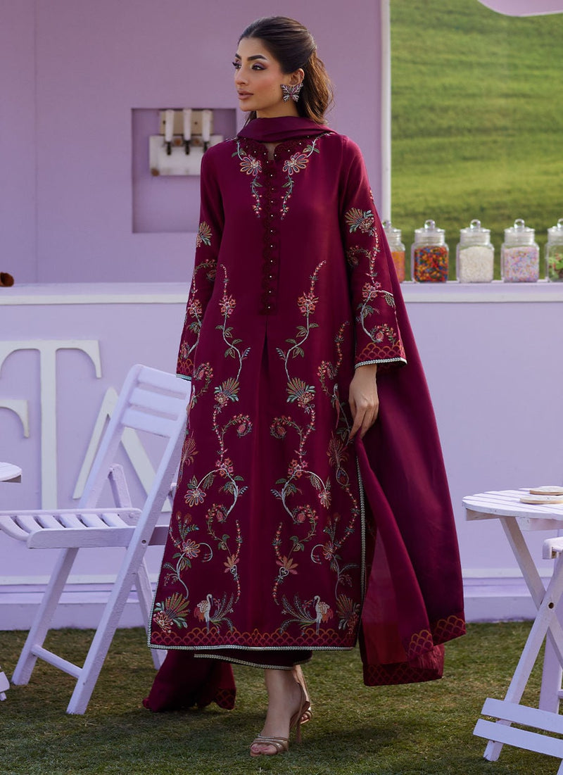 Farah Talib Aziz | Luna Eid 26 | Caire Shirt And Dupatta - Designer Dress - Type : Ladies Clothes - Available at Libayah - 100% Original