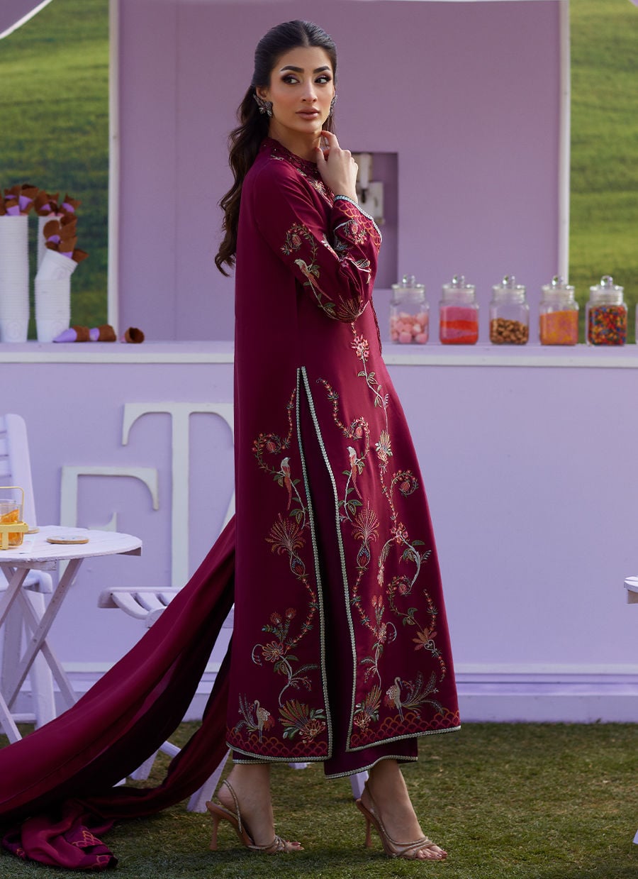 Farah Talib Aziz | Luna Eid 26 | Caire Shirt And Dupatta - Designer Dress - Type : Ladies Clothes - Available at Libayah - 100% Original