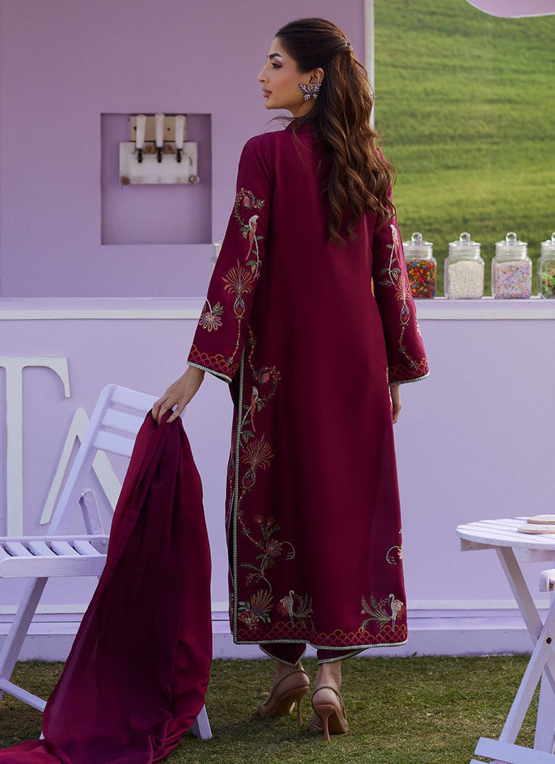 Farah Talib Aziz | Luna Eid 26 | Caire Shirt And Dupatta - Designer Dress - Type : Ladies Clothes - Available at Libayah - 100% Original