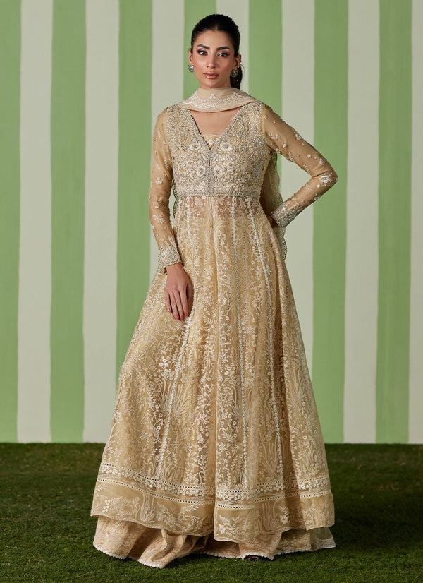 Farah Talib Aziz | Luna Eid 26 | Ayra Kalidaar With Dupatta - Designer Dress - Type : Ladies Clothes - Available at Libayah - 100% Original