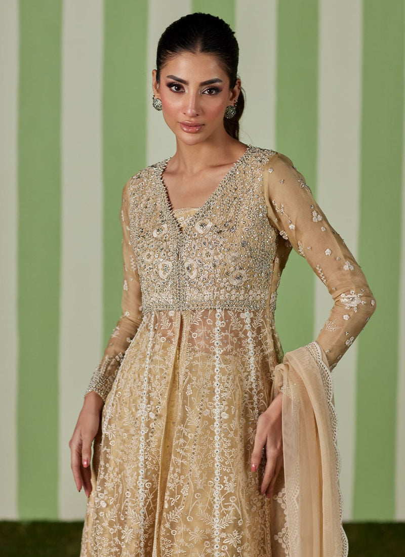Farah Talib Aziz | Luna Eid 26 | Ayra Kalidaar With Dupatta - Designer Dress - Type : Ladies Clothes - Available at Libayah - 100% Original