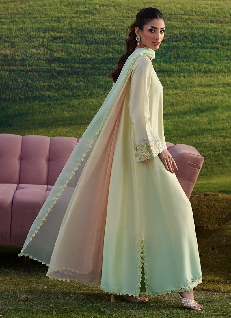 Farah Talib Aziz | Luna Eid 26 | Xeina Shirt And Dupatta - Designer Dress - Type : Ladies Clothes - Available at Libayah - 100% Original