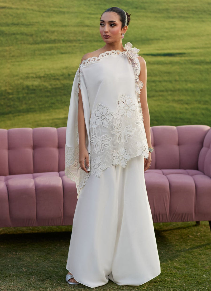 Farah Talib Aziz | Luna Eid 26 | Marlene Top - Designer Dress - Type : Ladies Clothes - Available at Libayah - 100% Original