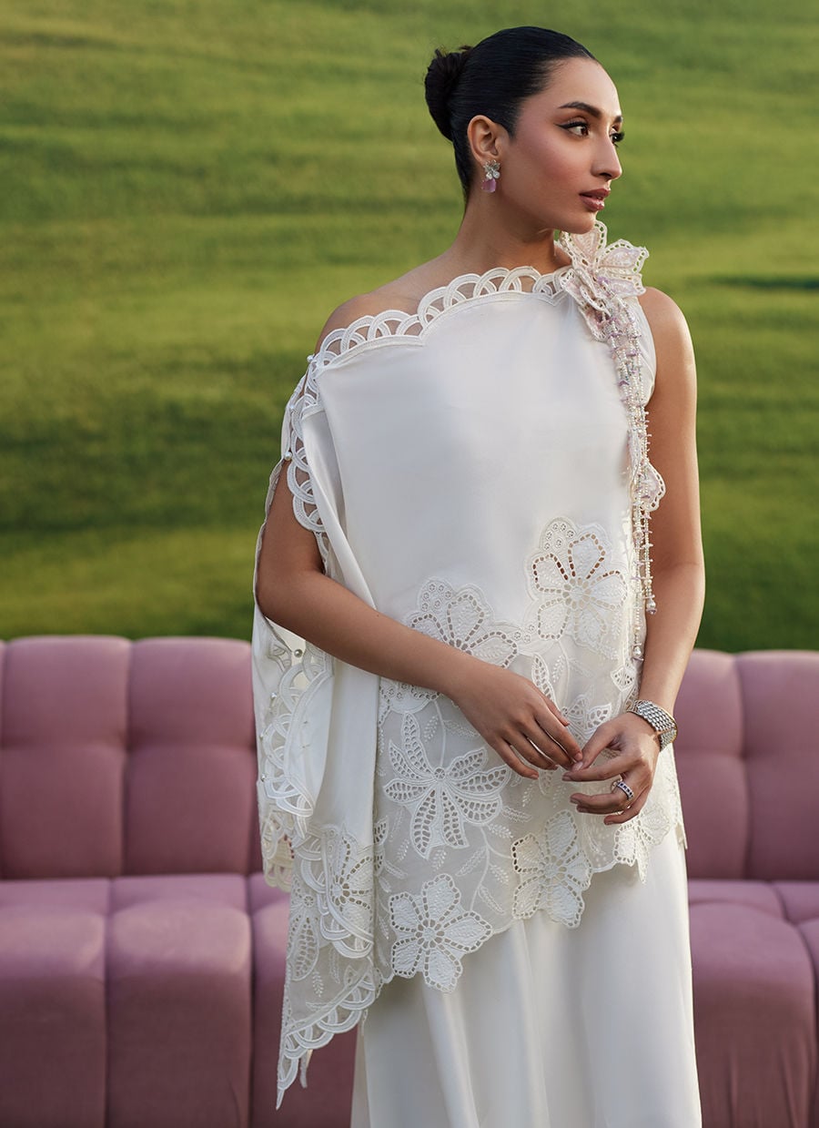 Farah Talib Aziz | Luna Eid 26 | Marlene Top - Designer Dress - Type : Ladies Clothes - Available at Libayah - 100% Original