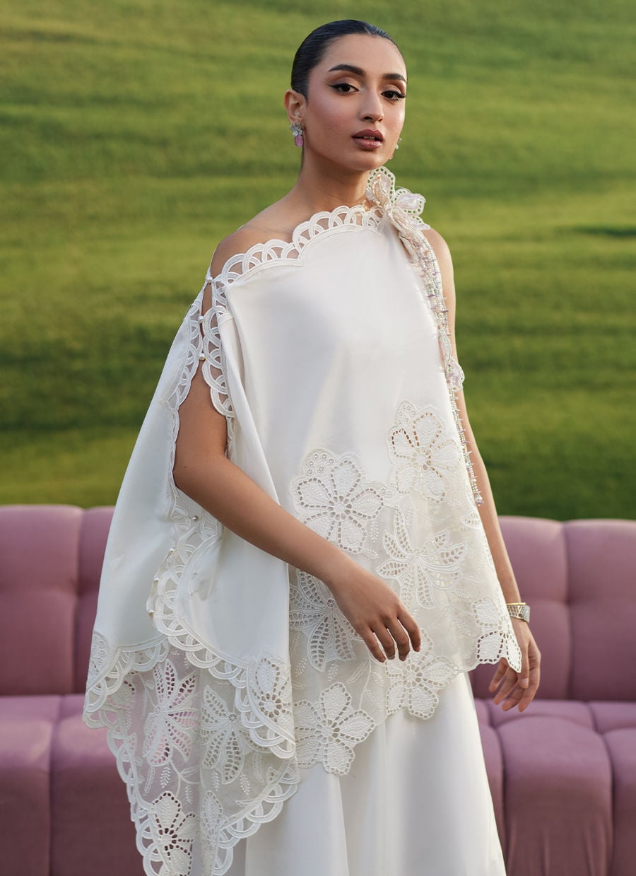 Farah Talib Aziz | Luna Eid 26 | Marlene Top - Designer Dress - Type : Ladies Clothes - Available at Libayah - 100% Original