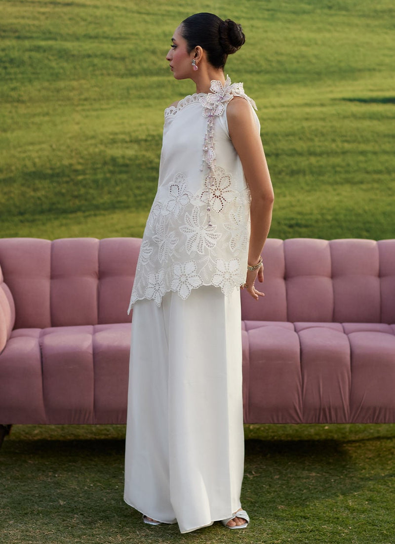 Farah Talib Aziz | Luna Eid 26 | Marlene Top - Designer Dress - Type : Ladies Clothes - Available at Libayah - 100% Original