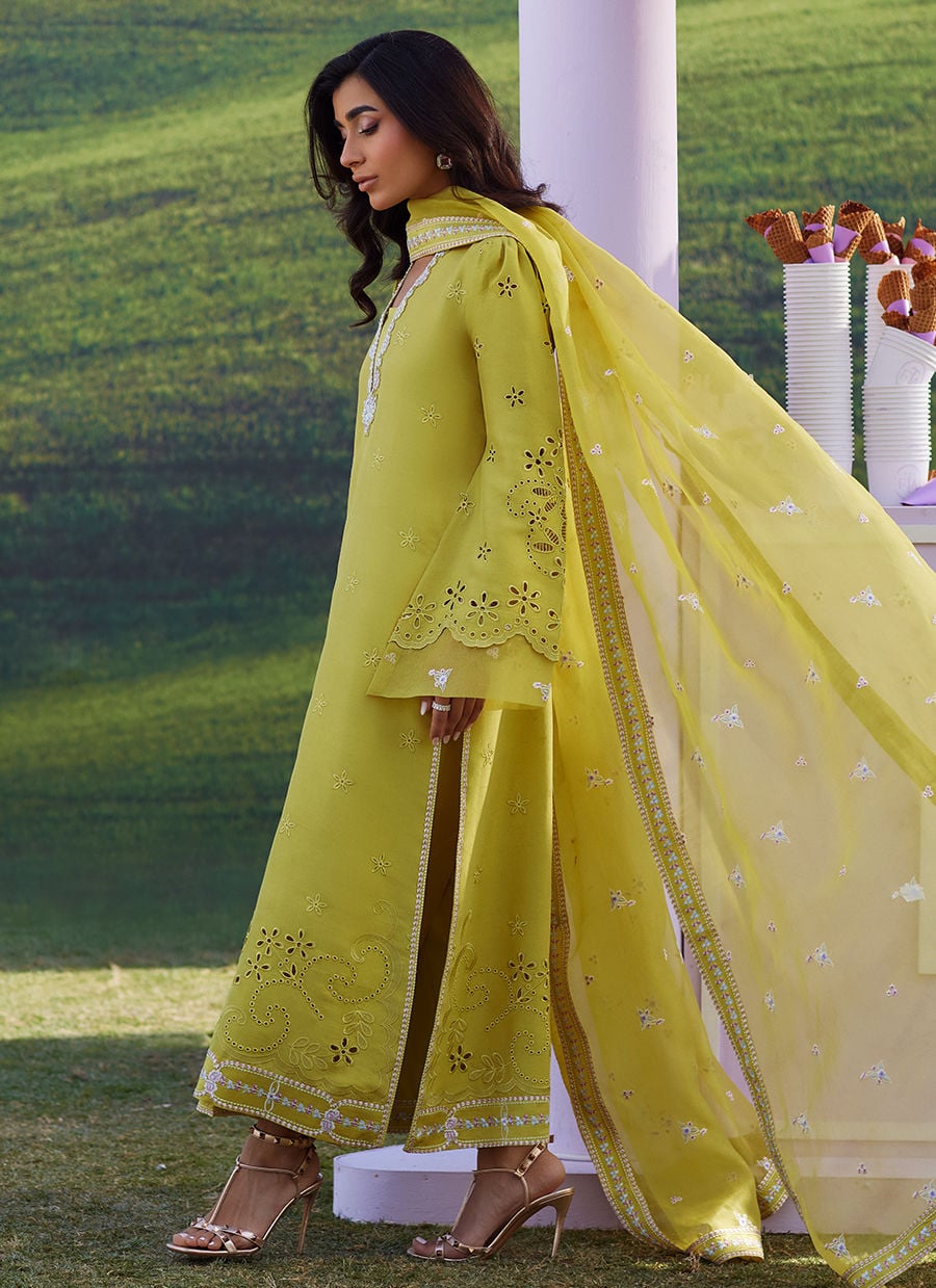 Farah Talib Aziz | Luna Eid 26 | Jayah Shirt And Dupatta - Designer Dress - Type : Ladies Clothes - Available at Libayah - 100% Original