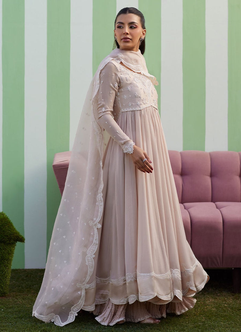 Farah Talib Aziz | Luna Eid 26 | Keshi Kalidaar With Dupatta - Designer Dress - Type : Ladies Clothes - Available at Libayah - 100% Original
