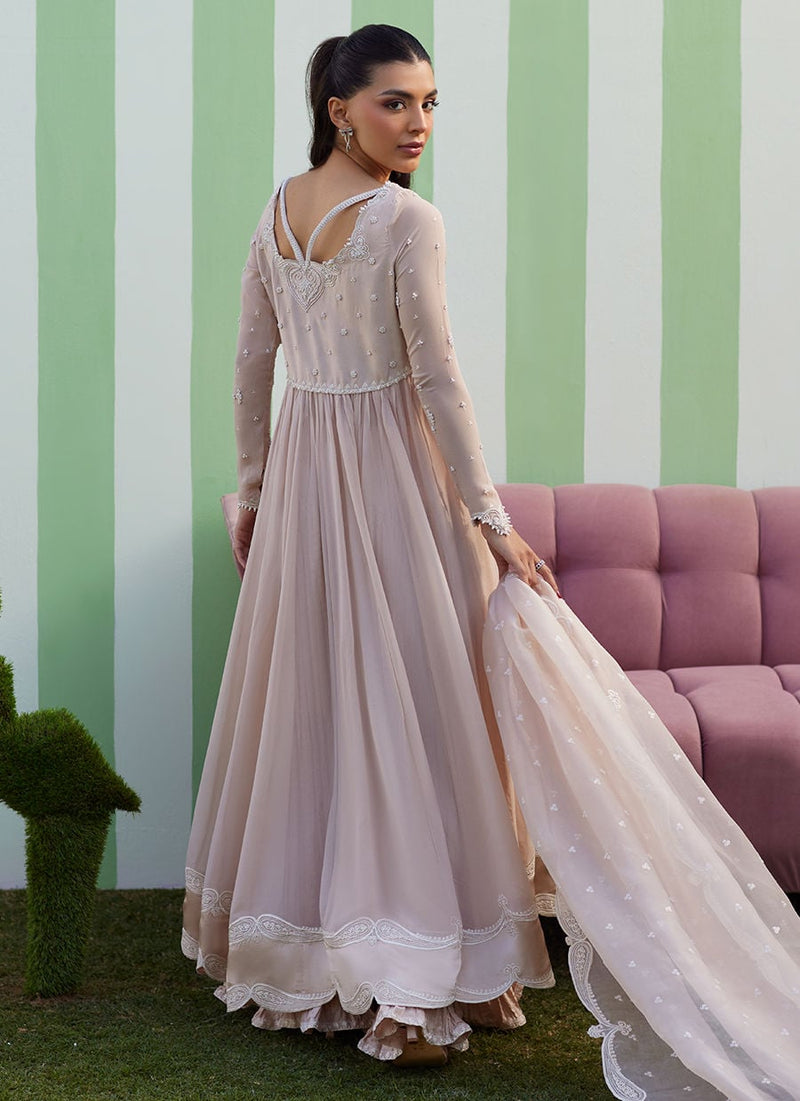 Farah Talib Aziz | Luna Eid 26 | Keshi Kalidaar With Dupatta - Designer Dress - Type : Ladies Clothes - Available at Libayah - 100% Original