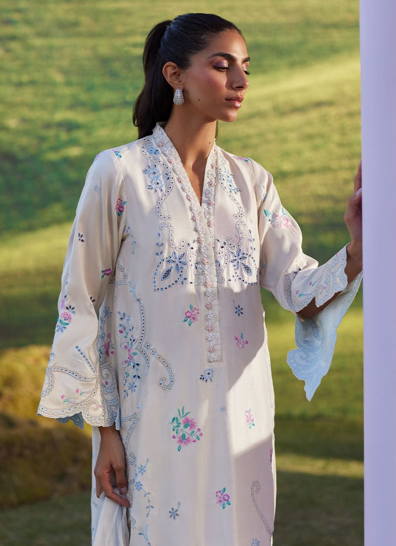 Farah Talib Aziz | Luna Eid 26 | Elya Shirt And Dupatta - Designer Dress - Type : Ladies Clothes - Available at Libayah - 100% Original