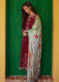 Farah Talib Aziz | Luxury Lawn 26 | Sofia Scarlet by Farah Talib Aziz - Designer Dress  - Type : Ladies Clothes - Available at Libayah - 100% Original 