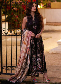 Farah Talib Aziz | Luxury Lawn 26 | Blanca Black by Farah Talib Aziz - Designer Dress  - Type : Ladies Clothes - Available at Libayah - 100% Original 