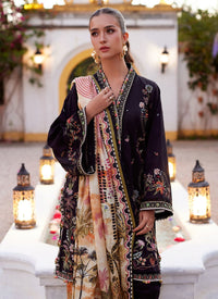 Farah Talib Aziz | Luxury Lawn 26 | Blanca Black by Farah Talib Aziz - Designer Dress  - Type : Ladies Clothes - Available at Libayah - 100% Original 