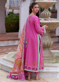 Farah Talib Aziz | Luxury Lawn 26 | Palmira Pink by Farah Talib Aziz - Designer Dress  - Type : Ladies Clothes - Available at Libayah - 100% Original 