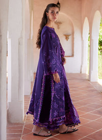 Farah Talib Aziz | Luxury Lawn 26 | Vicenta Violet by Farah Talib Aziz - Designer Dress  - Type : Ladies Clothes - Available at Libayah - 100% Original 