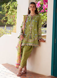 Farah Talib Aziz | Luxury Lawn 26 | Carmen Kiwi by Farah Talib Aziz - Designer Dress  - Type : Ladies Clothes - Available at Libayah - 100% Original 