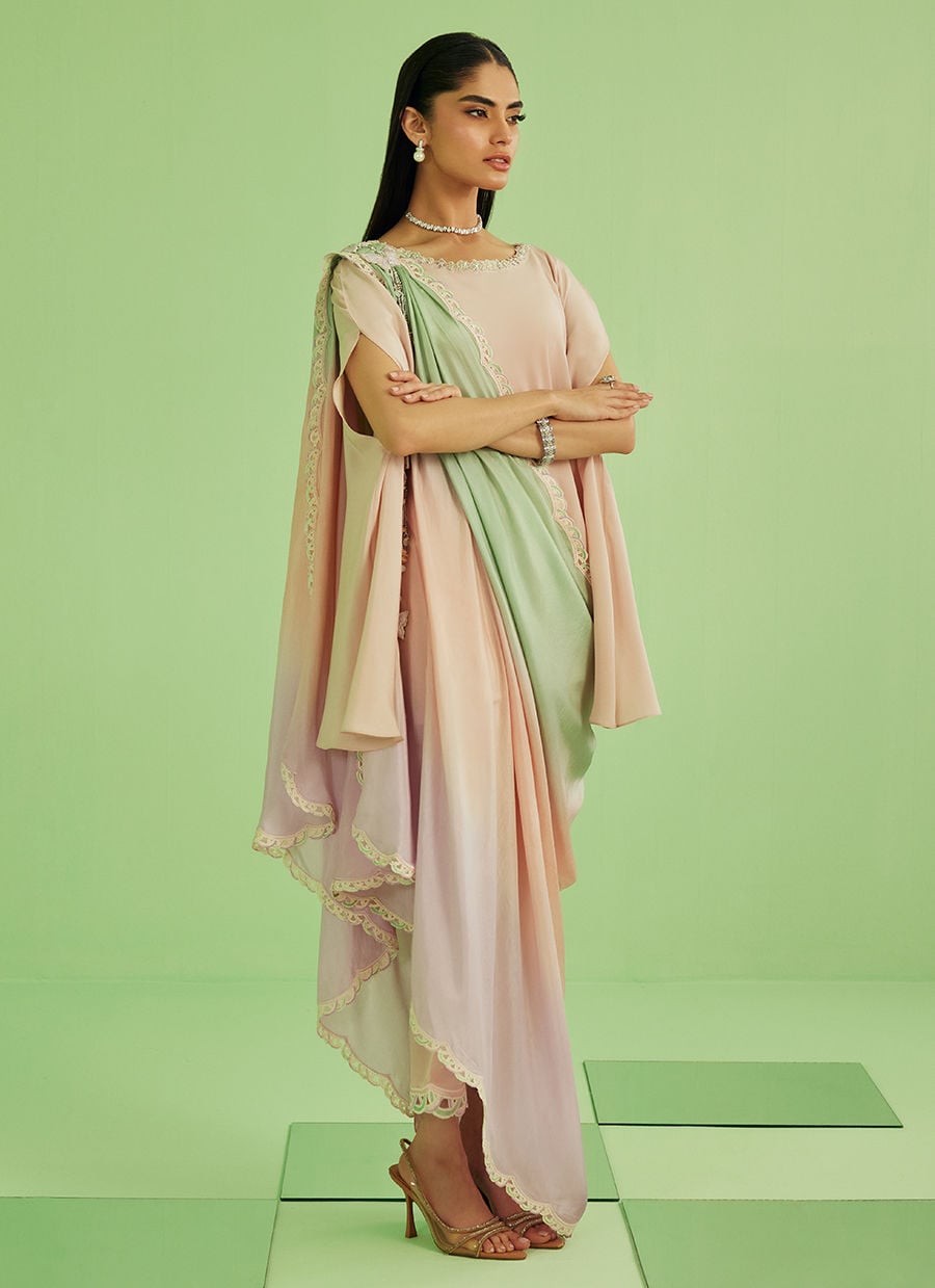 Farah Talib Aziz | Veya A Draped Capsule | Nera by Farah Talib Aziz - Designer Dress  - Type : Ladies Clothes - Available at Libayah - 100% Original 