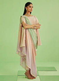 Farah Talib Aziz | Veya A Draped Capsule | Nera by Farah Talib Aziz - Designer Dress  - Type : Ladies Clothes - Available at Libayah - 100% Original 