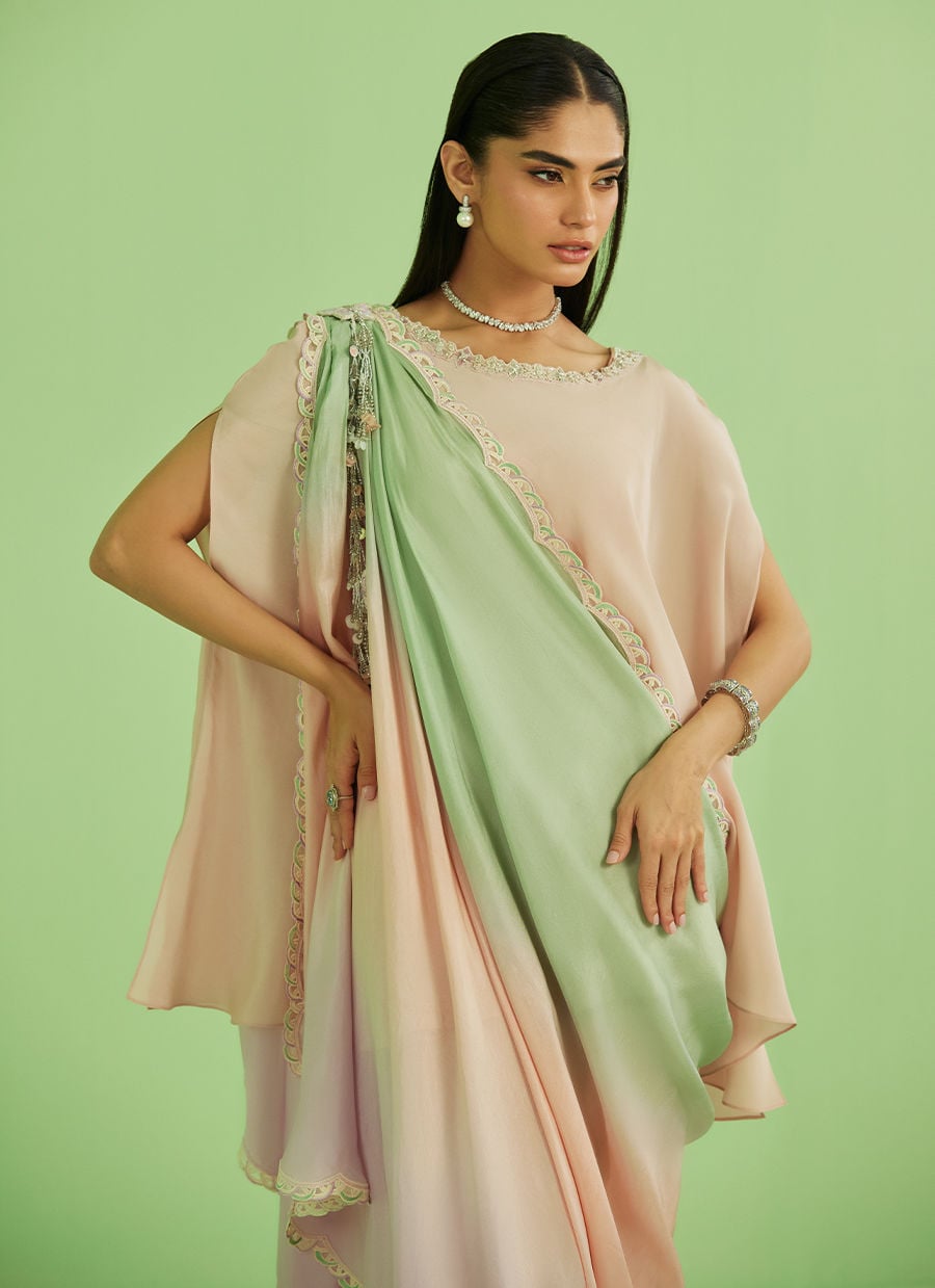 Farah Talib Aziz | Veya A Draped Capsule | Nera by Farah Talib Aziz - Designer Dress  - Type : Ladies Clothes - Available at Libayah - 100% Original 