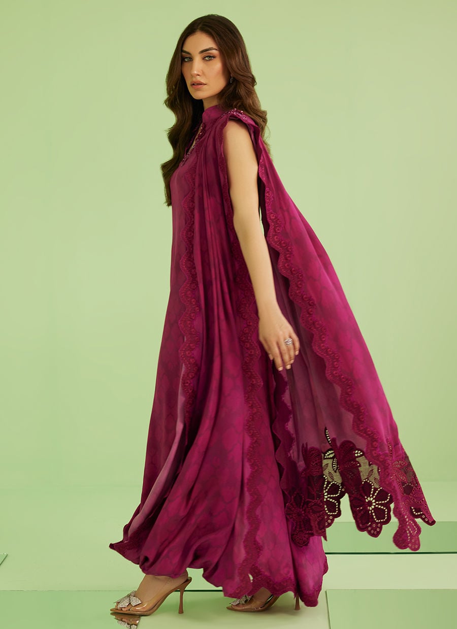 Farah Talib Aziz | Veya A Draped Capsule | Lilia by Farah Talib Aziz - Designer Dress  - Type : Ladies Clothes - Available at Libayah - 100% Original 