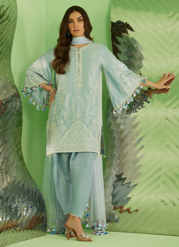 Farah Talib Aziz | Veya A Draped Capsule | Serra by Farah Talib Aziz - Designer Dress  - Type : Ladies Clothes - Available at Libayah - 100% Original 