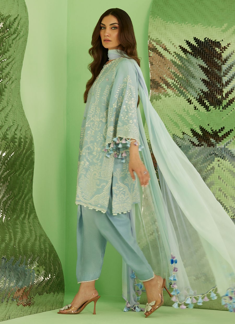 Farah Talib Aziz | Veya A Draped Capsule | Serra by Farah Talib Aziz - Designer Dress  - Type : Ladies Clothes - Available at Libayah - 100% Original 