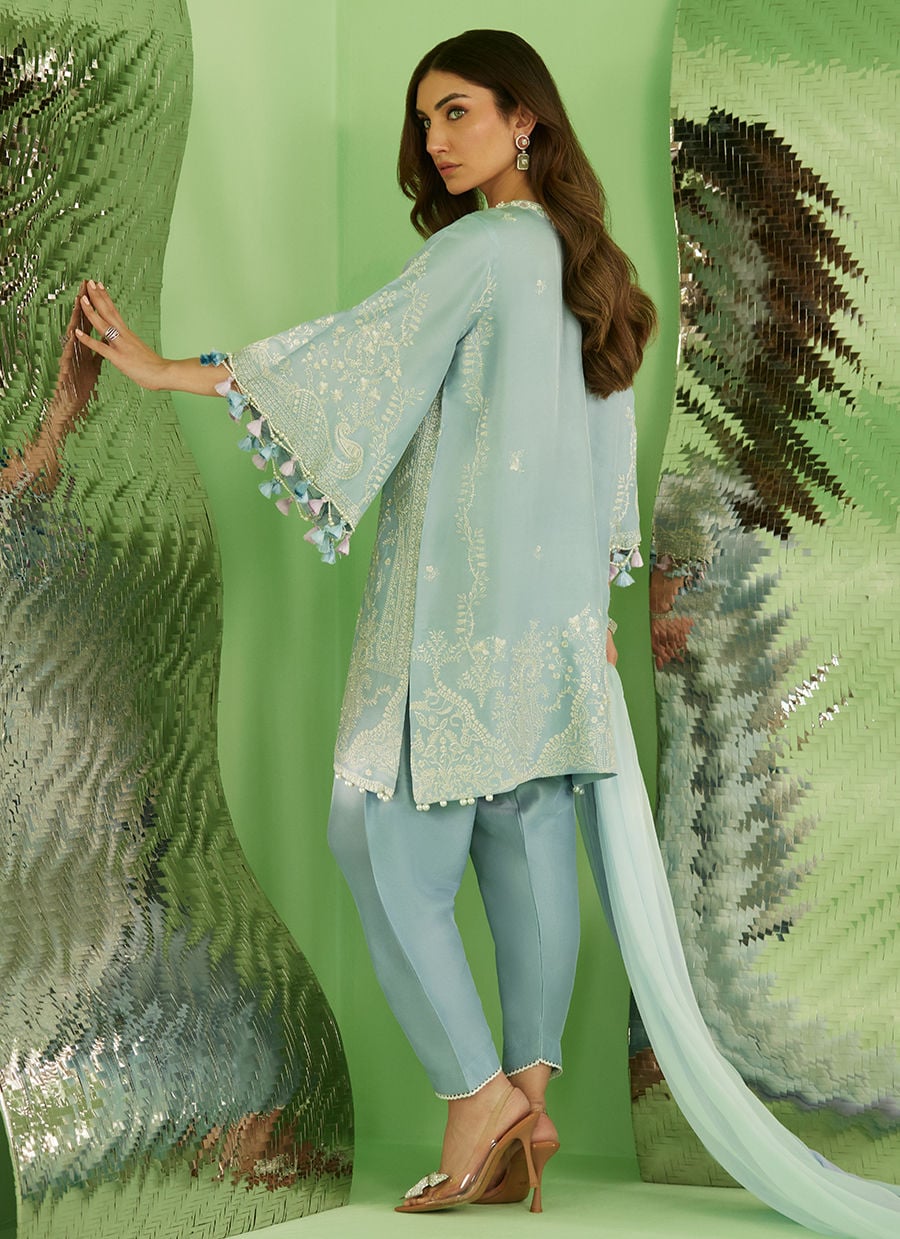 Farah Talib Aziz | Veya A Draped Capsule | Serra by Farah Talib Aziz - Designer Dress  - Type : Ladies Clothes - Available at Libayah - 100% Original 